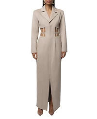 Jluxlabel Women's Toffee Haze Suede Dress