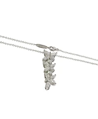 Pre-Owned Tiffany & Co Platinum Diamond Victoria Mixed Cluster Drop Pendant