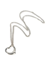 Pre-Owned Tiffany & Co Sterling Silver Open Heart Pendant