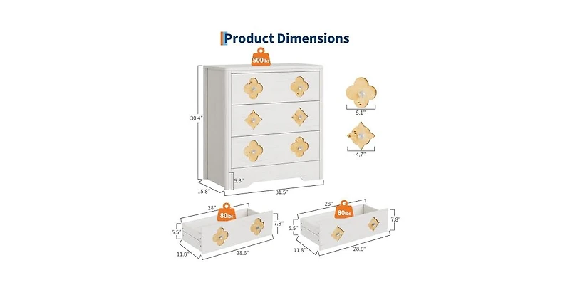 gaomon Dresser for Bedroom