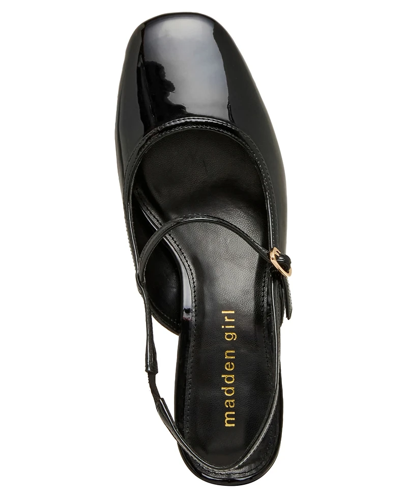 Madden Girl Women's East Slingback Mary Jane Pumps