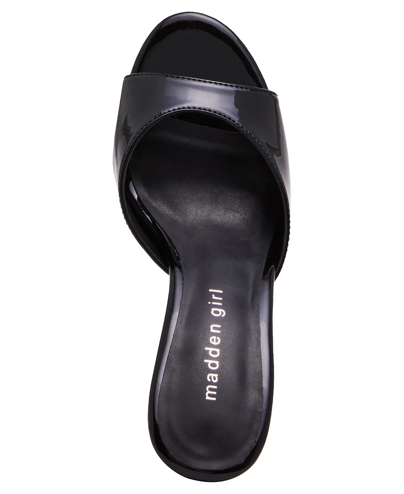 Madden Girl Women's Gibson High-Heel Slip-On Sandals