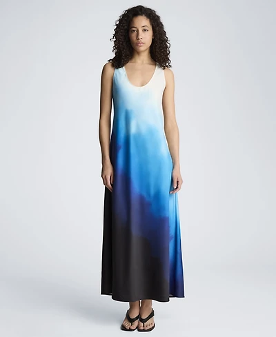 Kenneth Cole Women's Scoop Neck Long Slip Dress