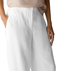Eileen Fisher Women's Straight Leg Trousers Pants