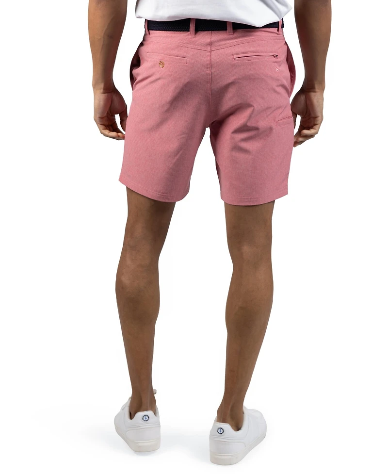 Tailorbyrd Men's Grid Performance Shorts