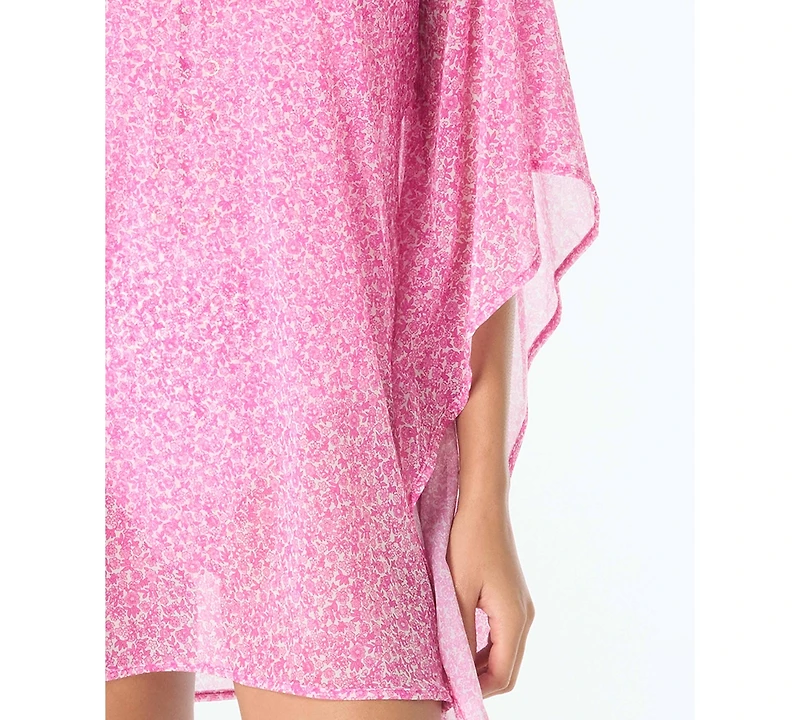 Michael Kors Women's Boat Neck Cover-Up Swim Caftan