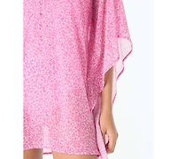 Michael Kors Women's Boat Neck Cover-Up Swim Caftan