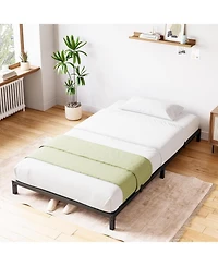gaomon 8 Inch Metal Platform Bed Frame Heavy Duty Quiet Bed With Storage Steel Slats No Box Spring Required