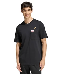 adidas Men's Embroidered Basketball Graphic T-Shirt