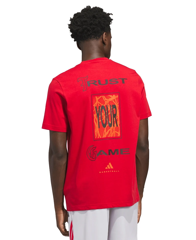 adidas Men's Basketball Crewneck T-Shirt