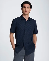 Kenneth Cole Men's Short-Sleeve Button-Down Shirt