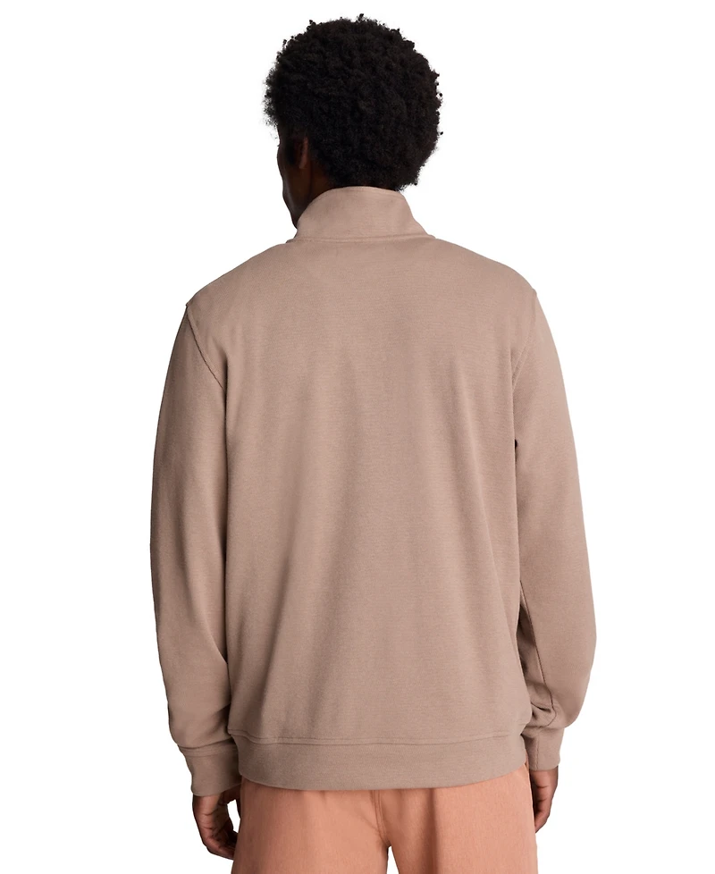 Kenneth Cole Men's Stand Collar Quarter Zip Sweater