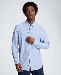 Kenneth Cole Men's Slim Fit Point Collar Button-Down Shirt