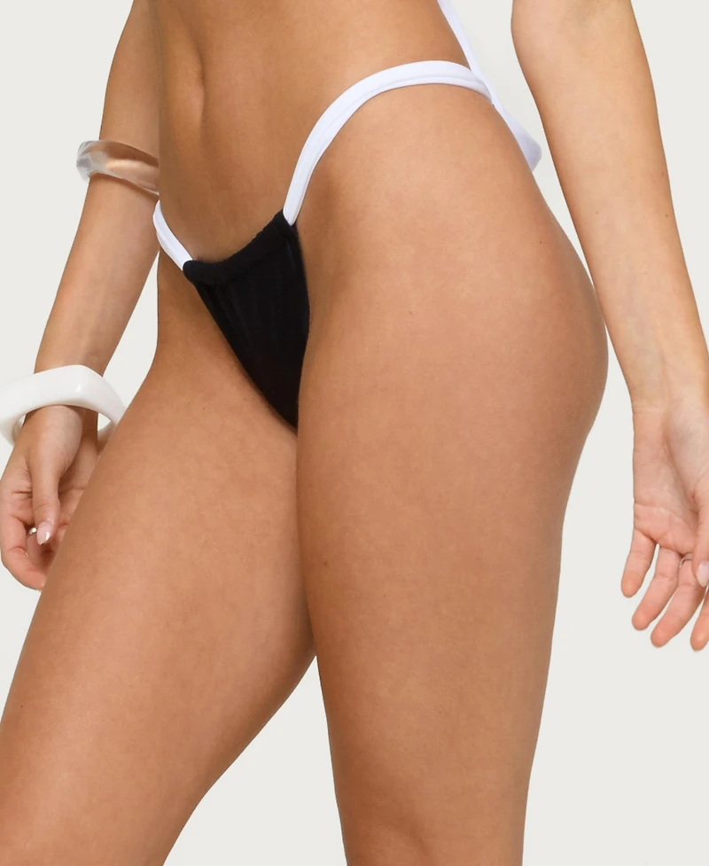 Edikted Women's Romana Contrast Bikini Bottom