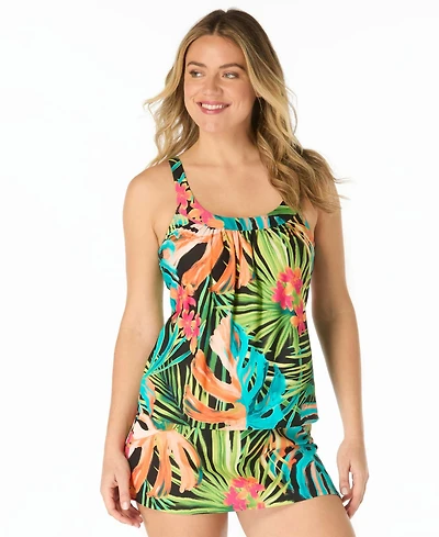 Coco Reef Women's Pull-On Scoop Neck Ultra Fit Tankini Top