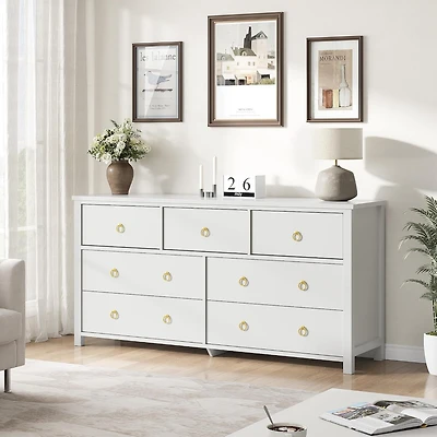 gaomon 7-Drawer Dresser for Bedroom, 54" Wide Chest of Drawers