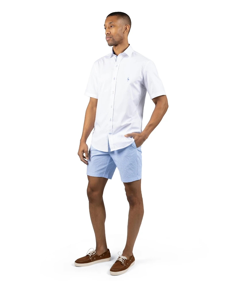 Tailorbyrd Men's Seersucker Stripe Short