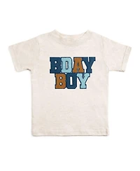 Sweet Wink Big Boys Birthday Patch Short Sleeve T-Shirt