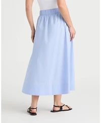 Ellen Tracy Women's Flare Skirt with Drawcord