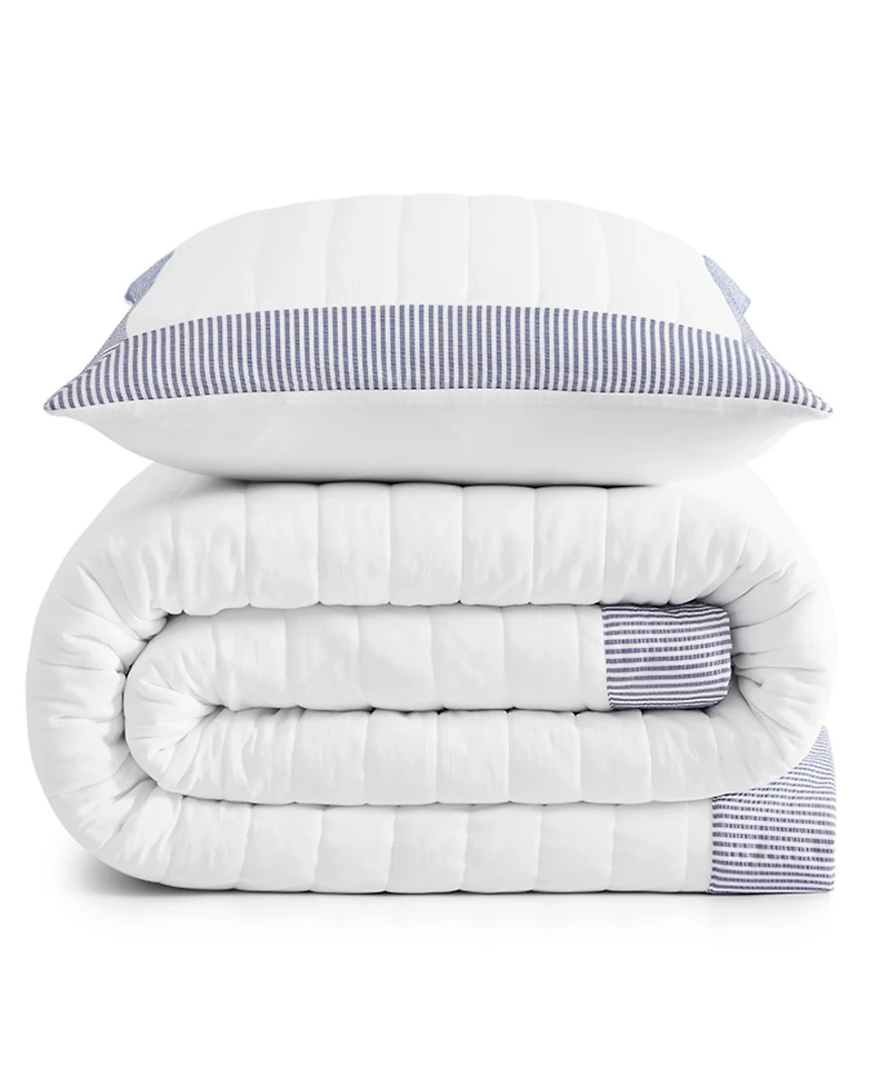 Tommy Hilfiger Hilfiger Resort Washed Microfiber 3-Pc. Quilt Set, King