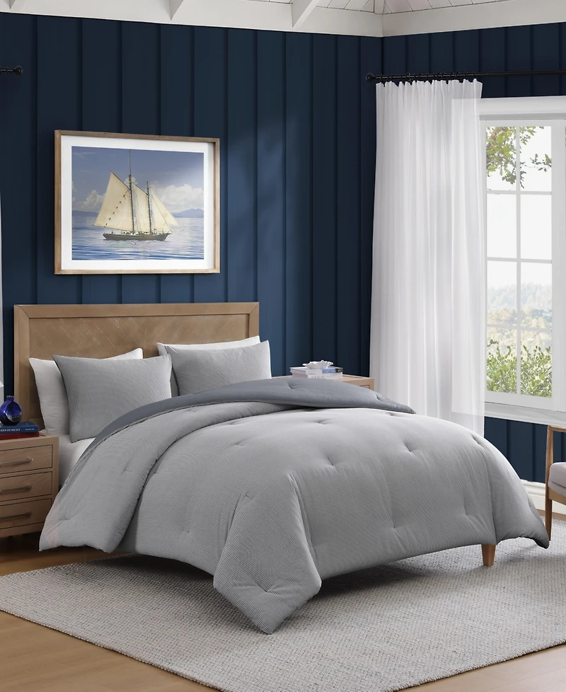 Tommy Hilfiger Tommy Sandbar Stripe Seersucker 3-Pc. Comforter Set
