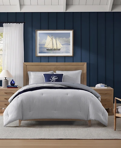 Tommy Hilfiger Tommy Sandbar Stripe Seersucker 3-Pc. Comforter Set, King