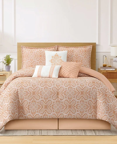 Stratford Park Ethan Geometric 7-Pc. Comforter Set, Queen
