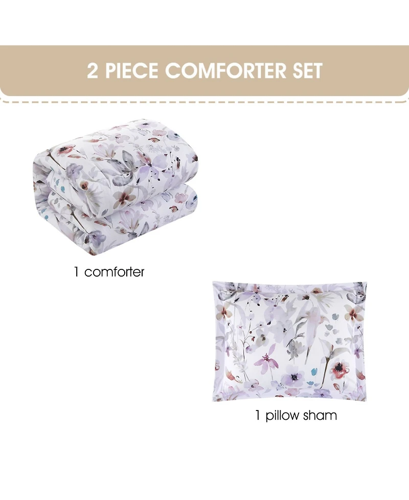 Stratford Park Pantoja Floral 3-Pc. Comforter Set