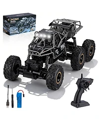Sugift Rc Car 1:12 Scale 6WD All-Terrain Monster Truck with 2.4GHz Remote, Waterproof Off-Road Vehicle for Kids and Adults