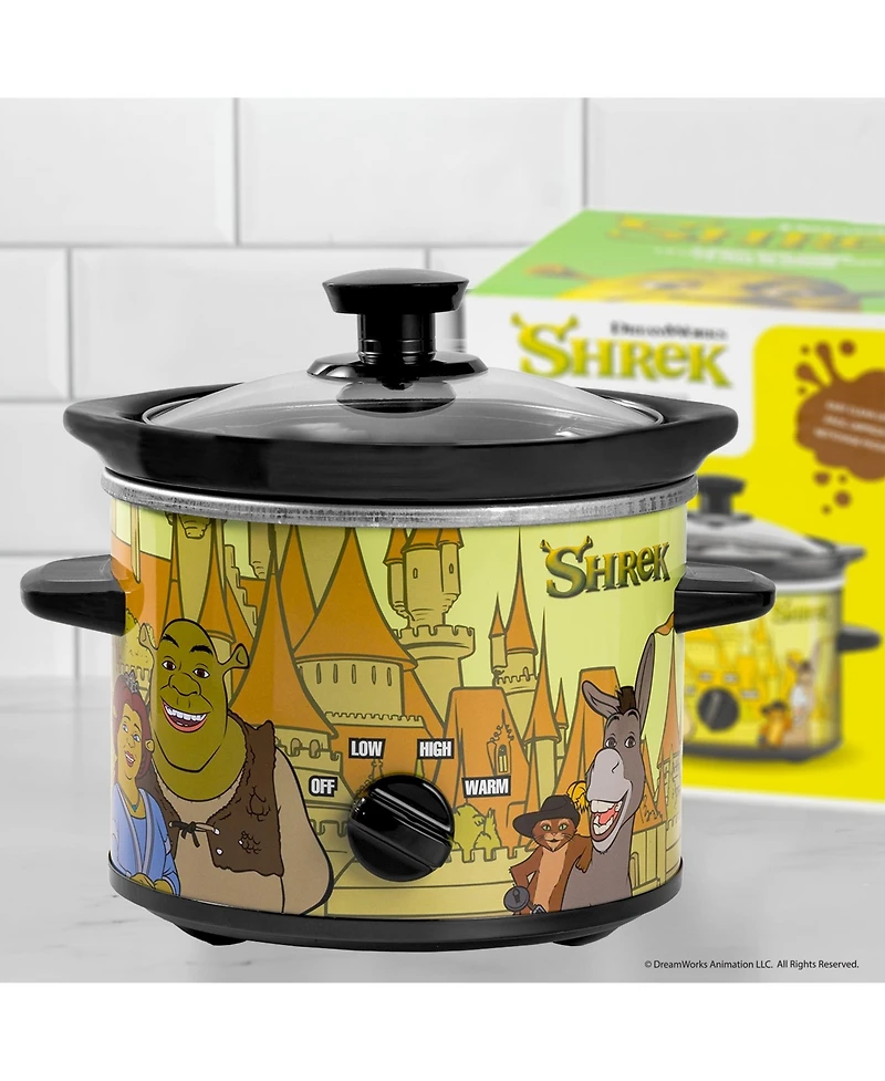 Uncanny Brands Shrek 2qt Slow Cooker - Small Kitchen Appliance