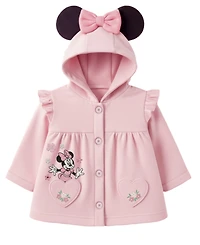 Disney Baby Girls' Minnie Mouse Jacket and Bodysuit Pant, 4-Piece Set