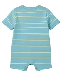 Disney Baby Boys' Mickey and Friends Character-Print Romper, 2-Pack