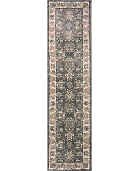Kas Avalon Kashan 5608 Grey/Ivory 2' x 7'7" Runner Area Rug