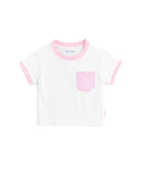 Bits & Bows Baby Girls Seersucker Pocket T-Shirt