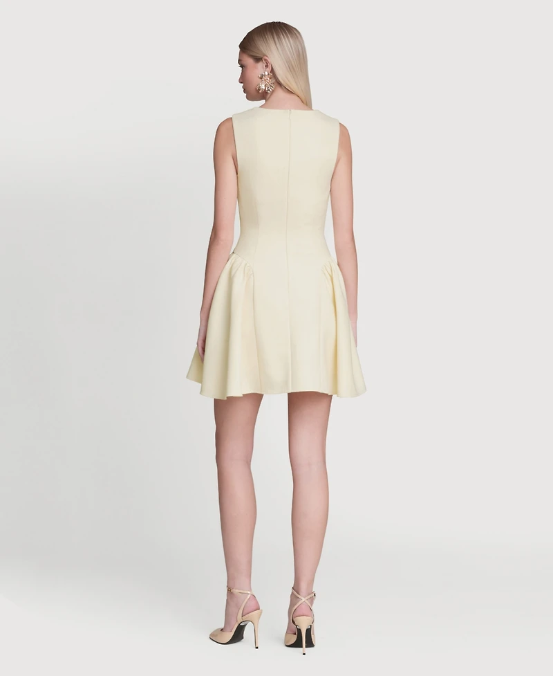 Avec Les Filles Women's Hip Flounce Mini Dress