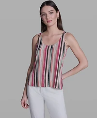 Bcbg Women's Striped Sleeveless Top