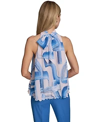 Calvin Klein Women's Sleeveless Pleated Top