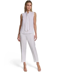 Calvin Klein Women's Sleeveless Pleated Top