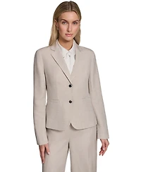 Calvin Klein Women's Two-Button Notch-Lapel Blazer