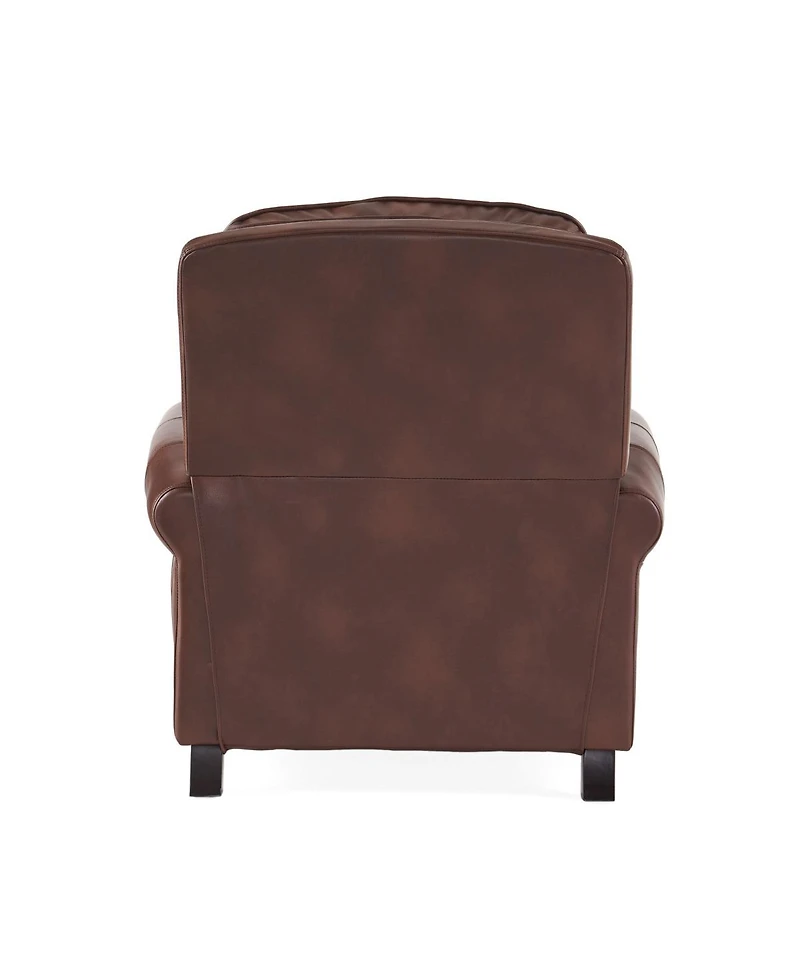Streamdale Furniture Streamdale Neville Pu Recliner: Contemporary, Upholstered Comfort with Rubber Wood Legs