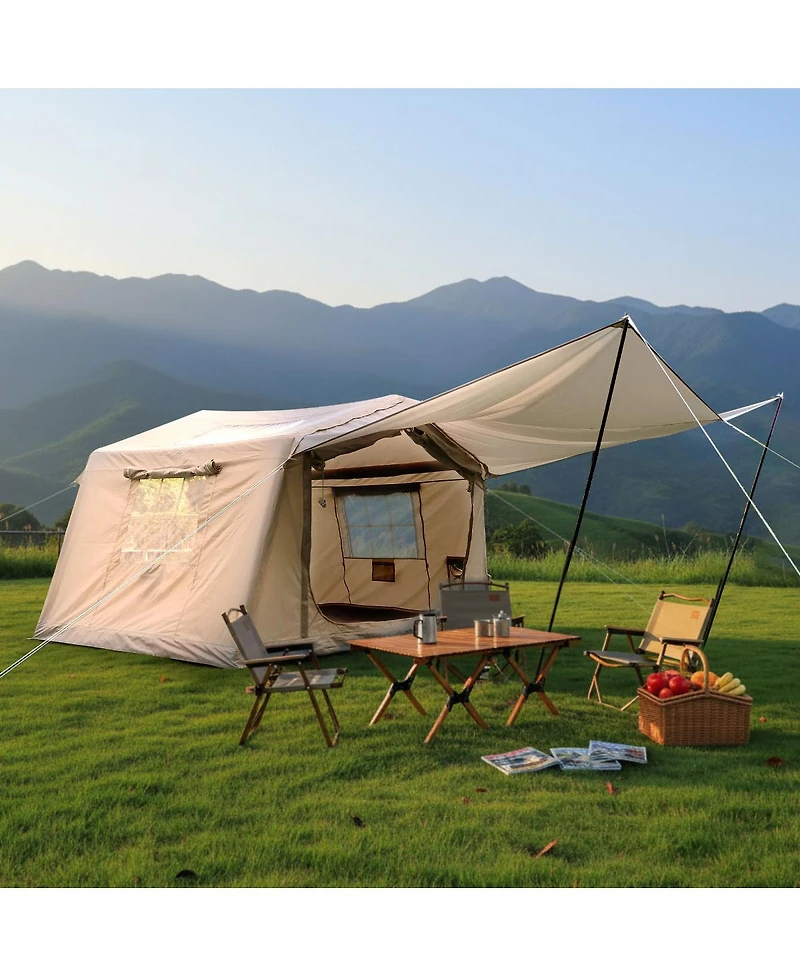 Streamdale Furniture 2025 Upgraded Inflatable Tent with Extended Awning