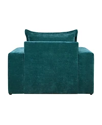 Streamdale Furniture Chenille Upholstered Armchair with Wide Armrests