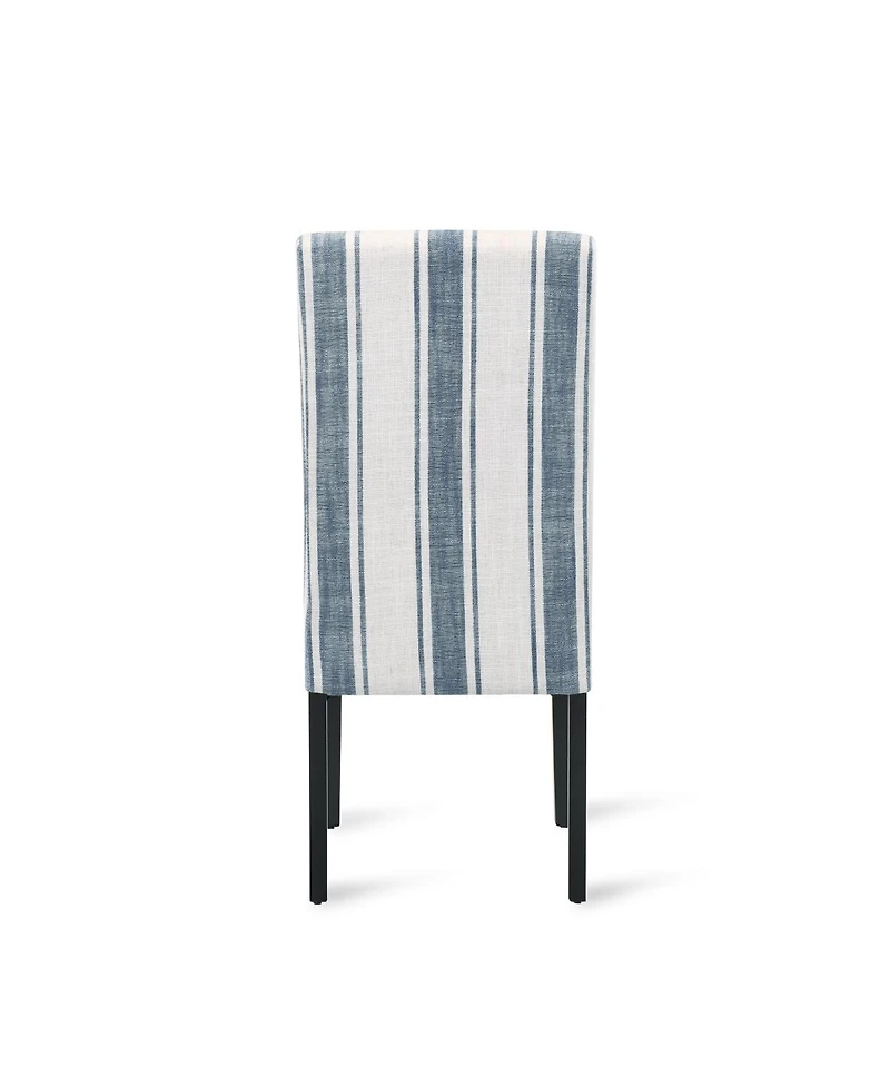 Streamdale Furniture Streamdale Contemporary Upholstered Dining Chairs with Rubberwood Legs (Set of 2