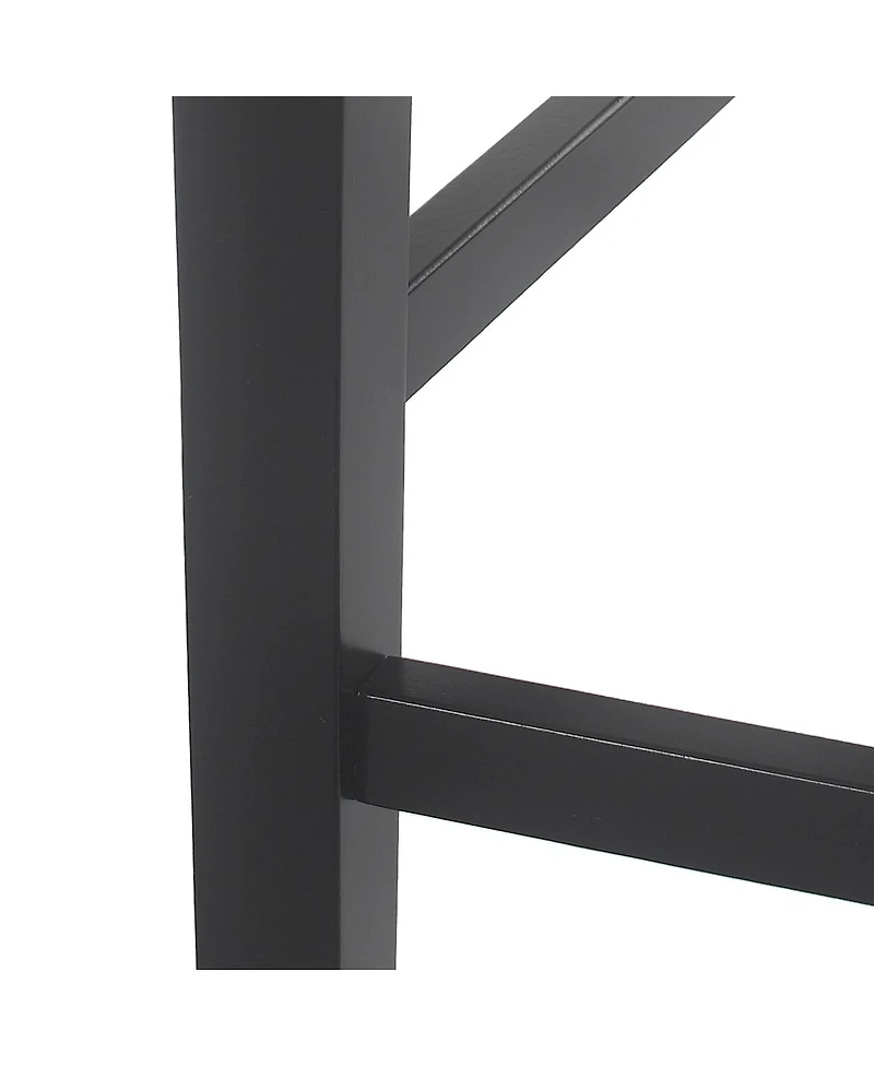 Streamdale Furniture Farmhouse Upholstered Wood Counter Stools