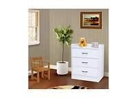 Kings Brand Furniture Wood 3 Drawer Chest