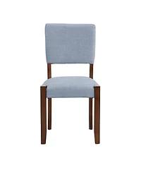 Streamdale Furniture Upholstered Dining Chairs with Solid Rubber Wood Legs (Set of 4)