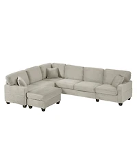Streamdale Furniture Streamdale U-shaped Sectional Sofa with Ottoman & Storage
