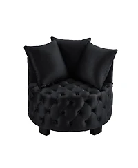 Streamdale Furniture Contemporary Upholstered Tufted Leisure Chair Accent