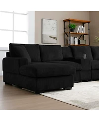 Streamdale Furniture U Shaped Cloud Couch Sectional Sofa