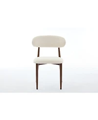 Streamdale Furniture Dining Chairs Set of 2, Modern Fabric Upholstered Kitchen Chairs